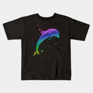 Space Dolphin Kids T-Shirt